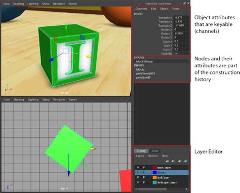 getting the chanel box to display currently selected object maya|maya channel box not showing.